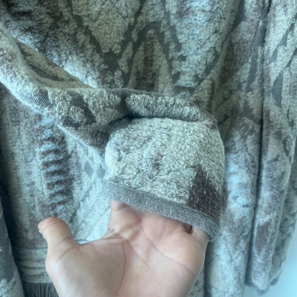 Lucky Brand Aztec Fringe Cardigan Sweater XS - Picture 6 of 7
